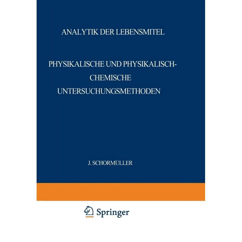 Analytik der Lebensmittel