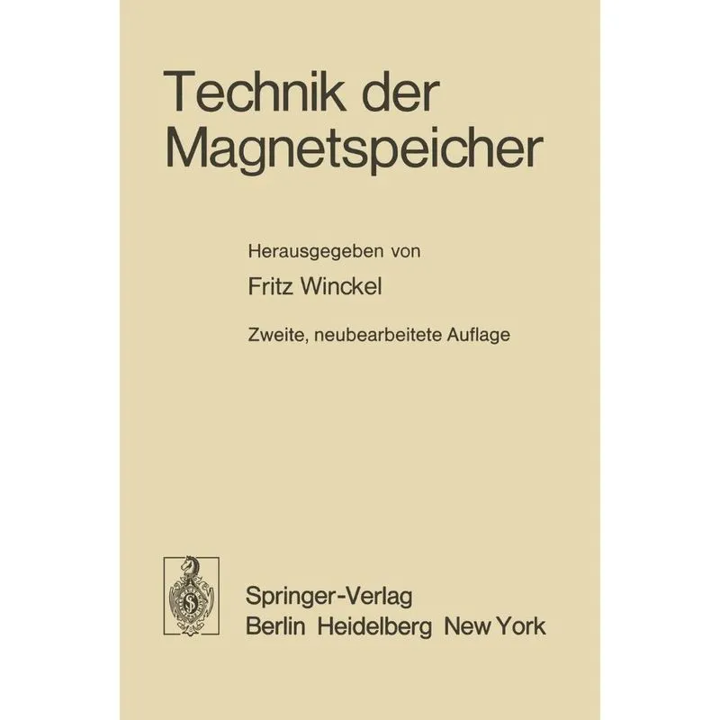 Technik der Magnetspeicher