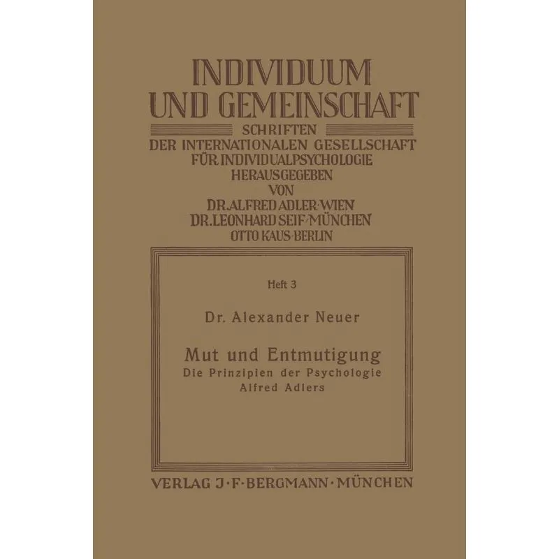 Mut und Entmutigung