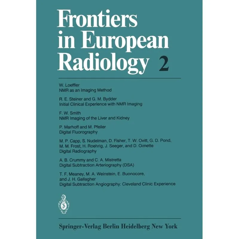 Frontiers in European Radiology
