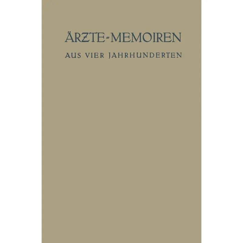 Ärzte-Memoiren