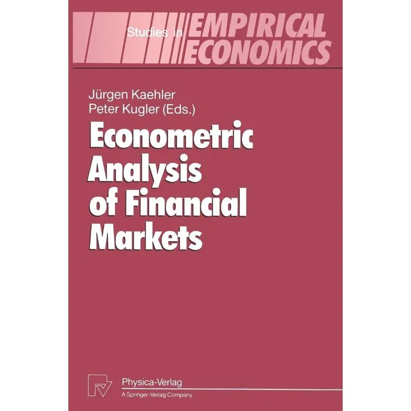 Econometric Analysis of Financial Markets