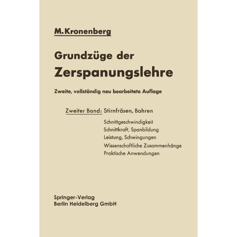 Grundzüge der Zerspanungslehre