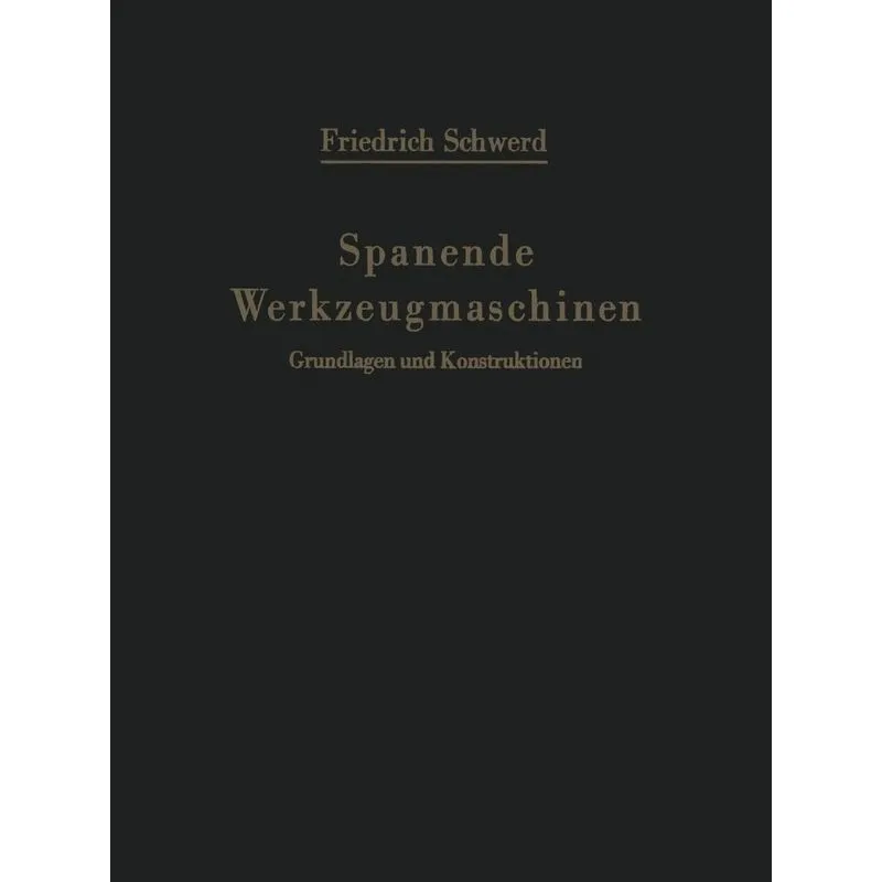 Spanende Werkzeugmaschinen