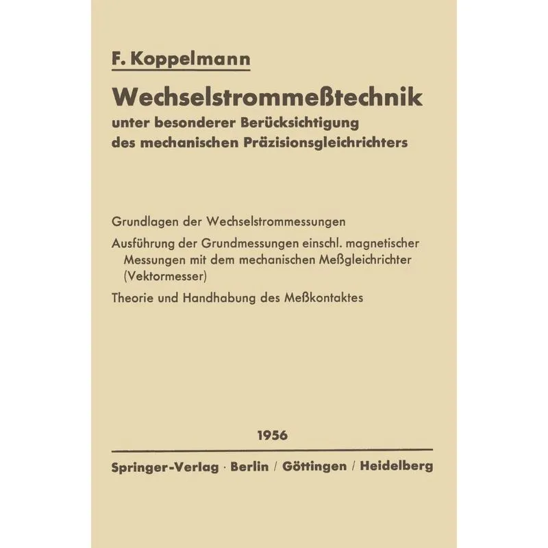 Wechselstrommeßtechnik