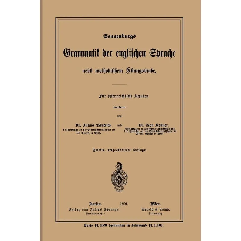 Grammatik Der Englischen Sprache