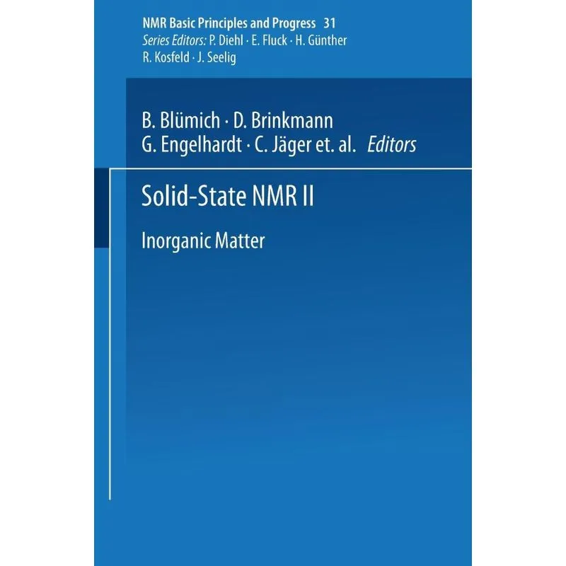Solid-State NMR II