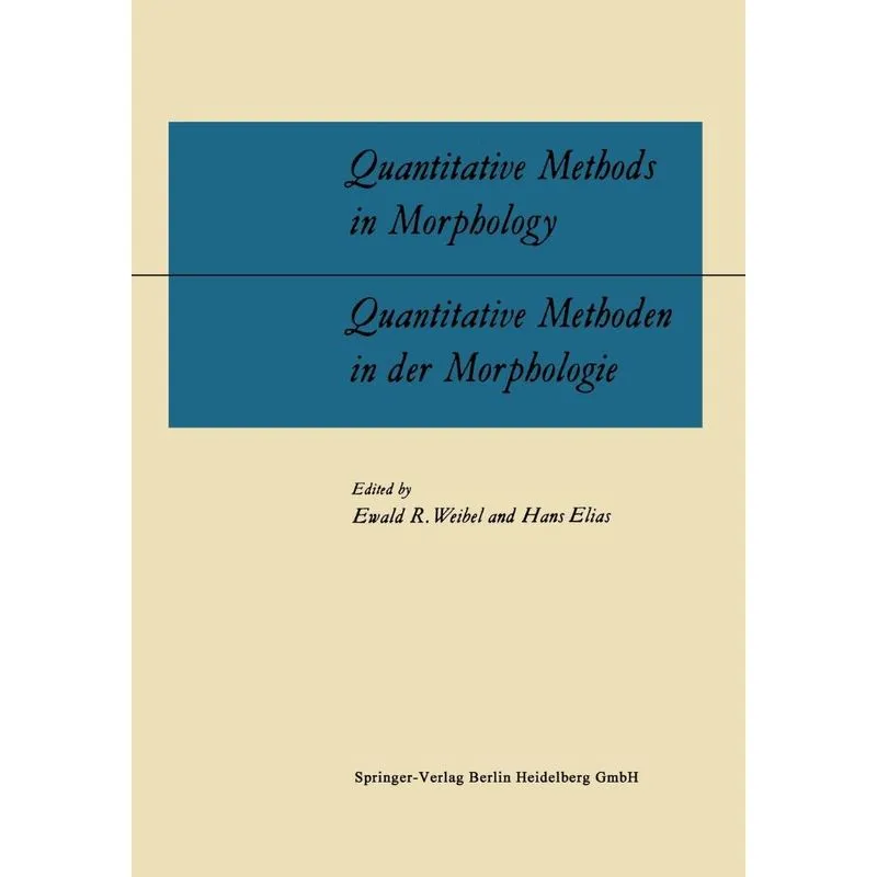 Quantitative Methods in Morphology / Quantitative Methoden