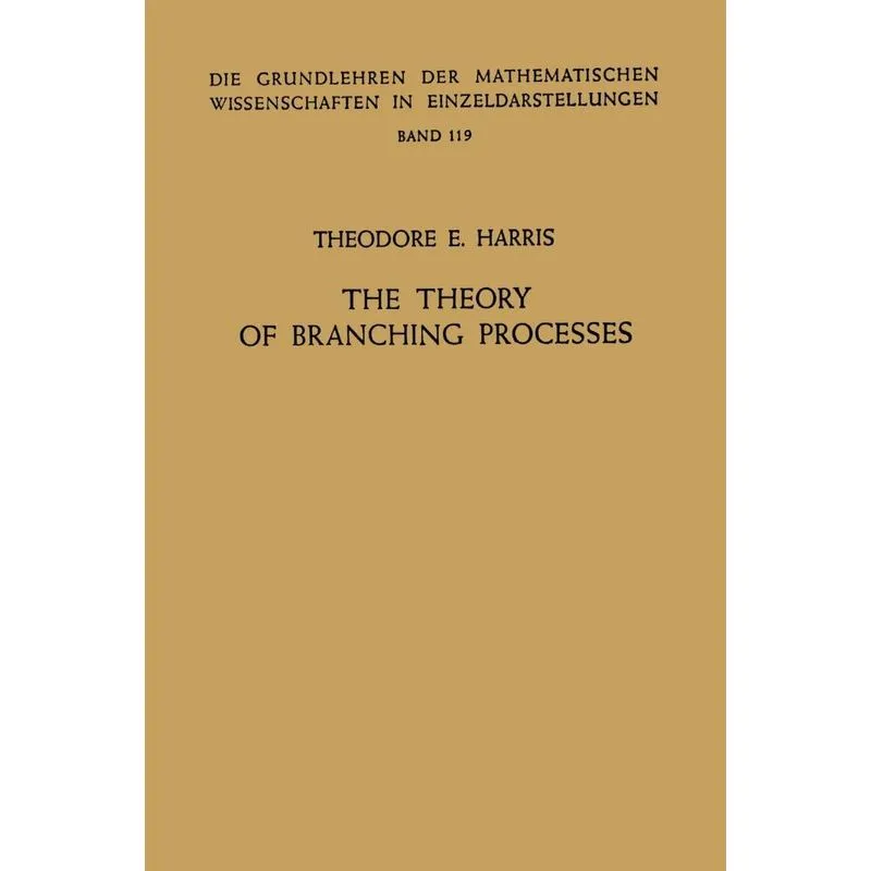 The Theory of Branching Processes