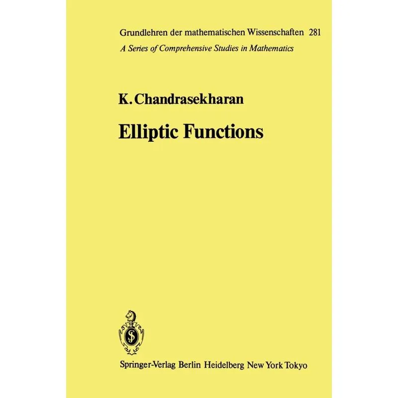 Elliptic Functions