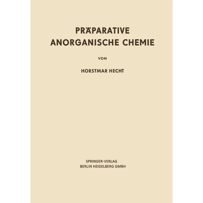 Präparative Anorganische Chemie