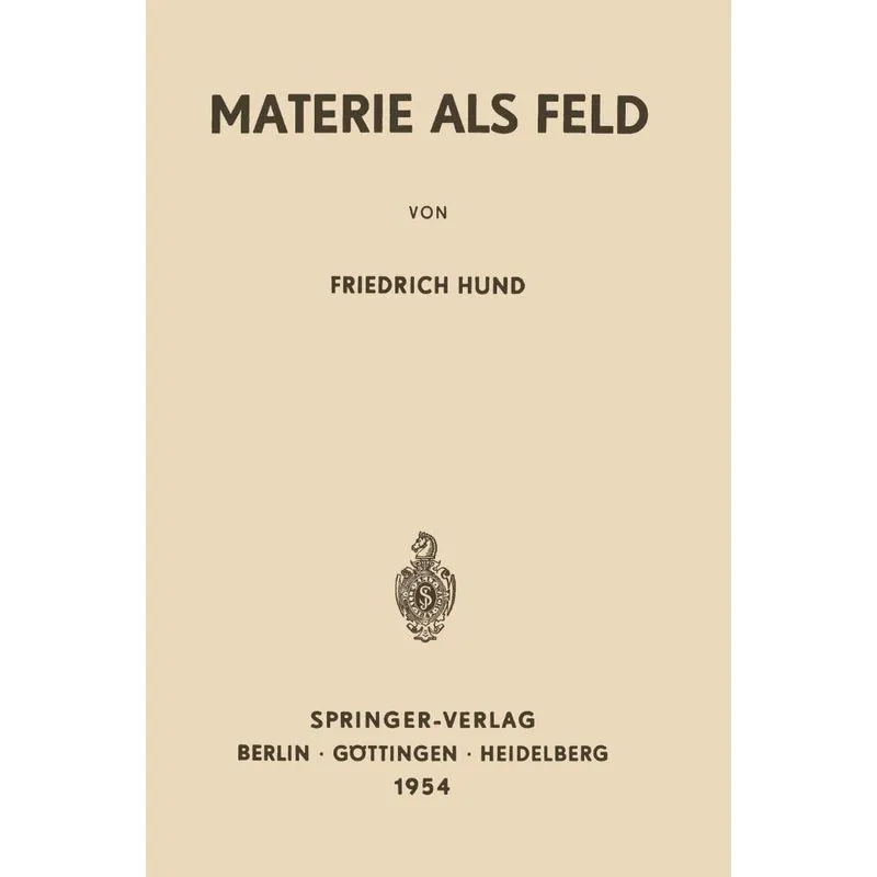 Materie als Feld