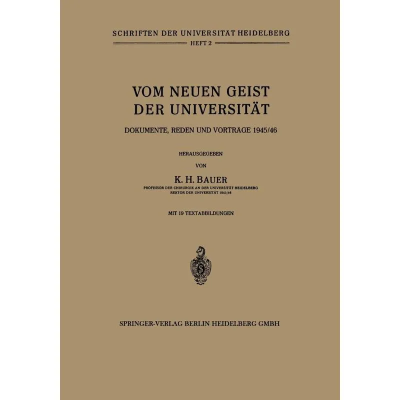 Vom Neuen Geist der Universität