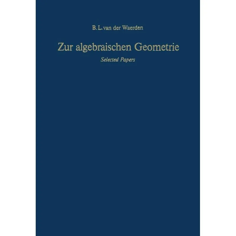 Zur algebraischen Geometrie