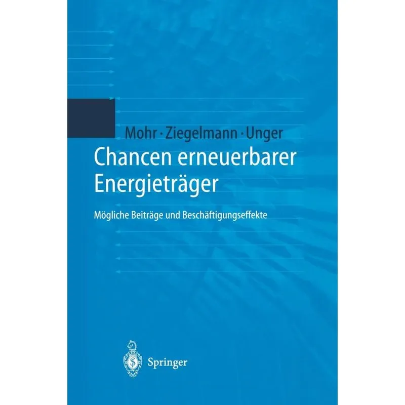 Chancen erneuerbarer Energieträger