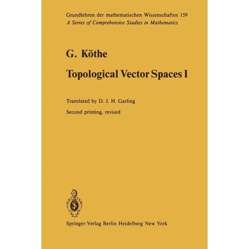 Topological Vector Spaces I