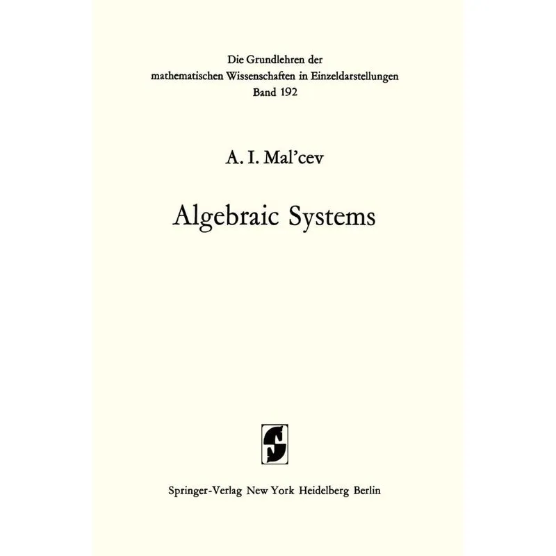 Algebraic Systems
