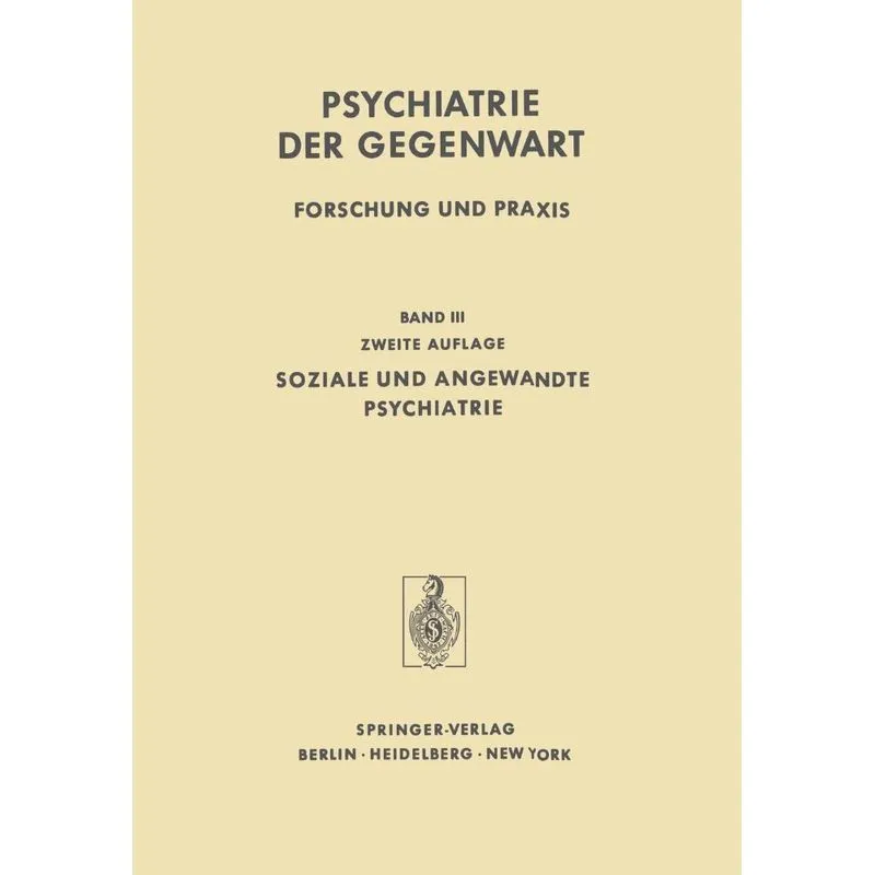 Soziale und Angewandte Psychiatrie