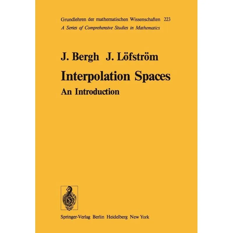 Interpolation Spaces