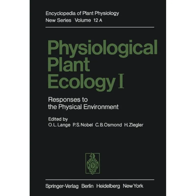 Physiological Plant Ecology I