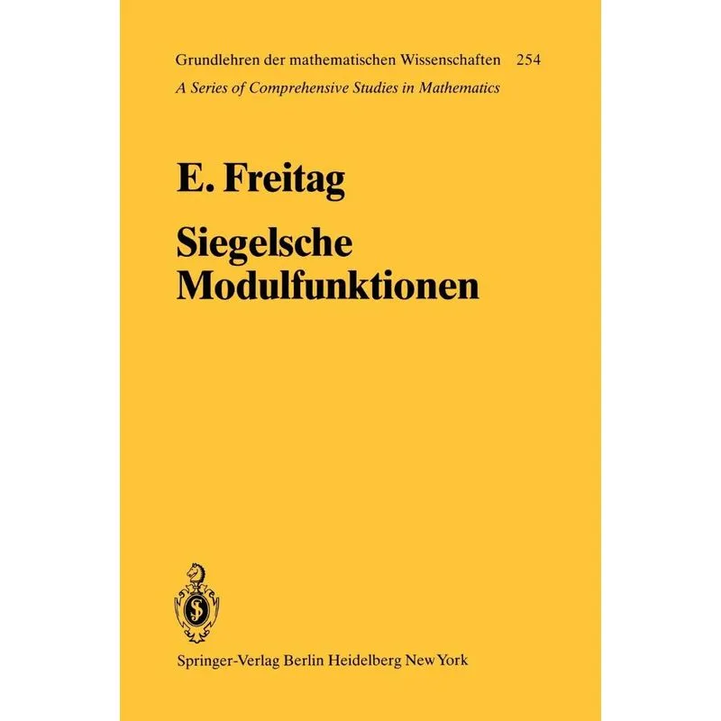 Siegelsche Modulfunktionen