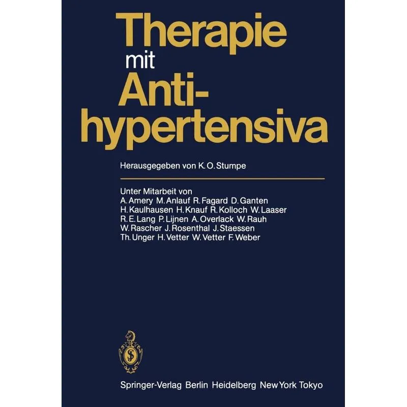 Therapie mit Antihypertensiva