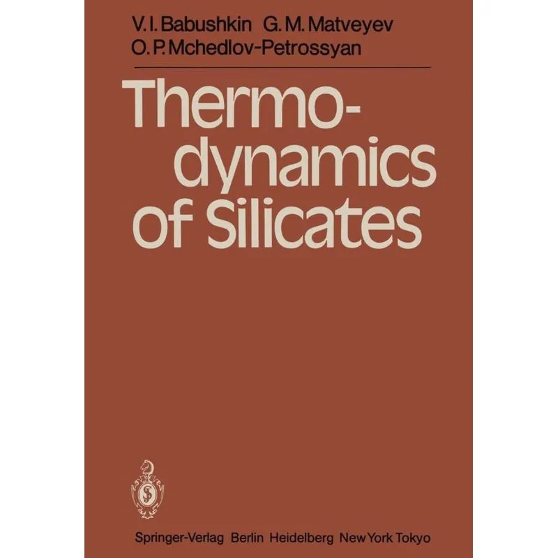 Thermodynamics of Silicates