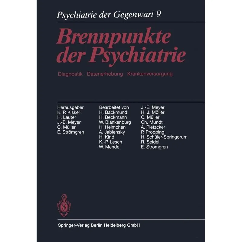 Psychiatrie Der Gegenwart