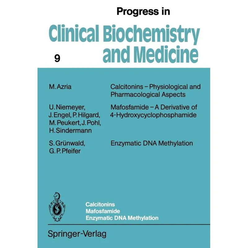 Calcitonins - Physiological and Pharmacological Aspects. Ma