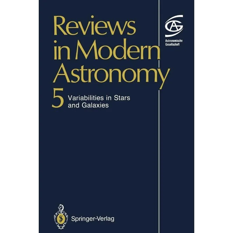 Reviews in Modern Astronomy