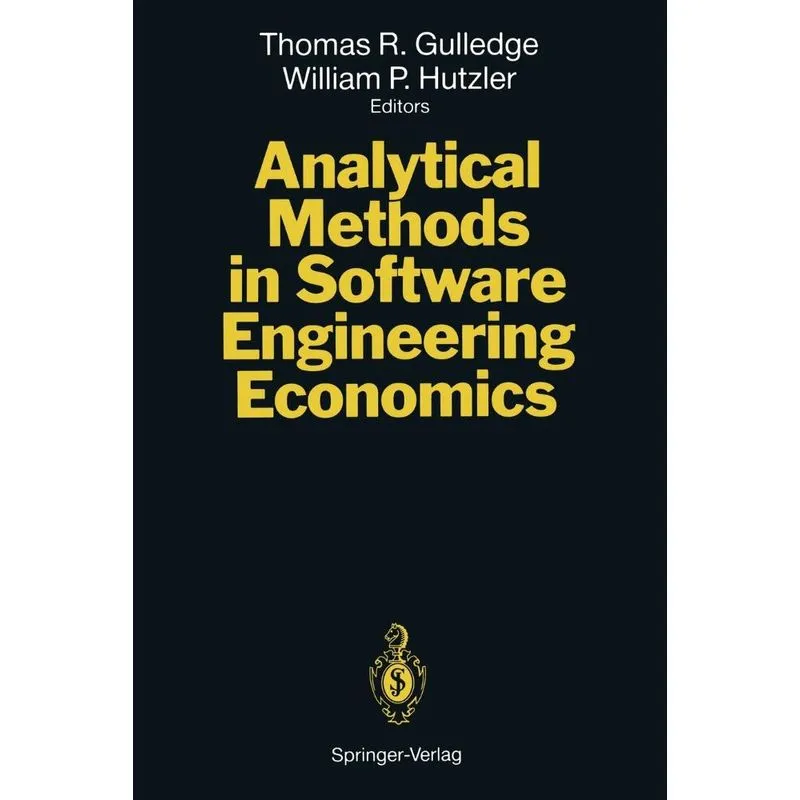 Analytical Methods in Software Engineering Economics