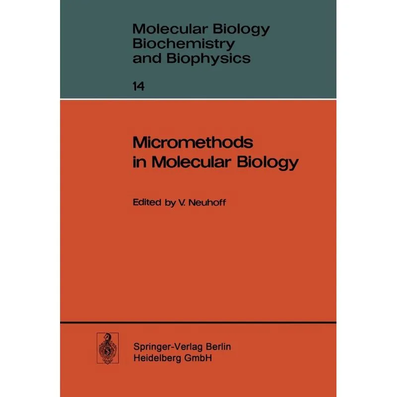 Micromethods in Molecular Biology