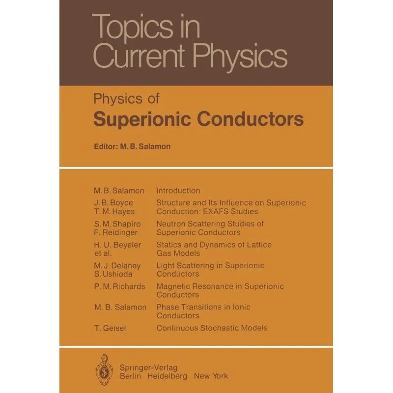 Physics of Superionic Conductors
