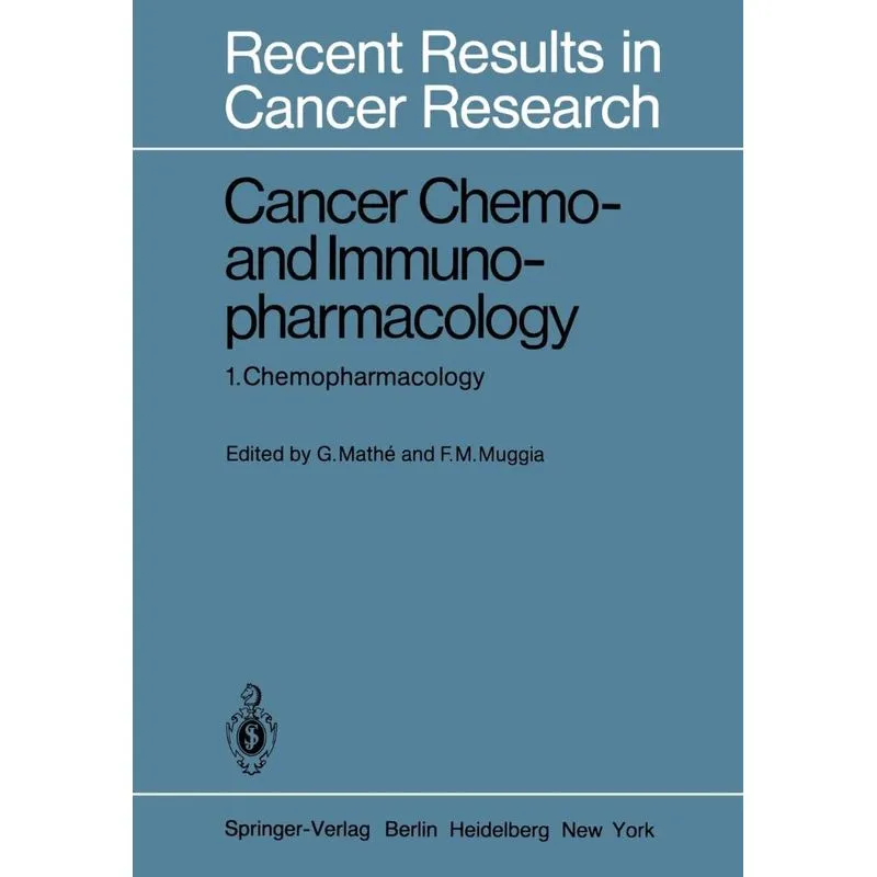 Cancer Chemo- and Immunopharmacology