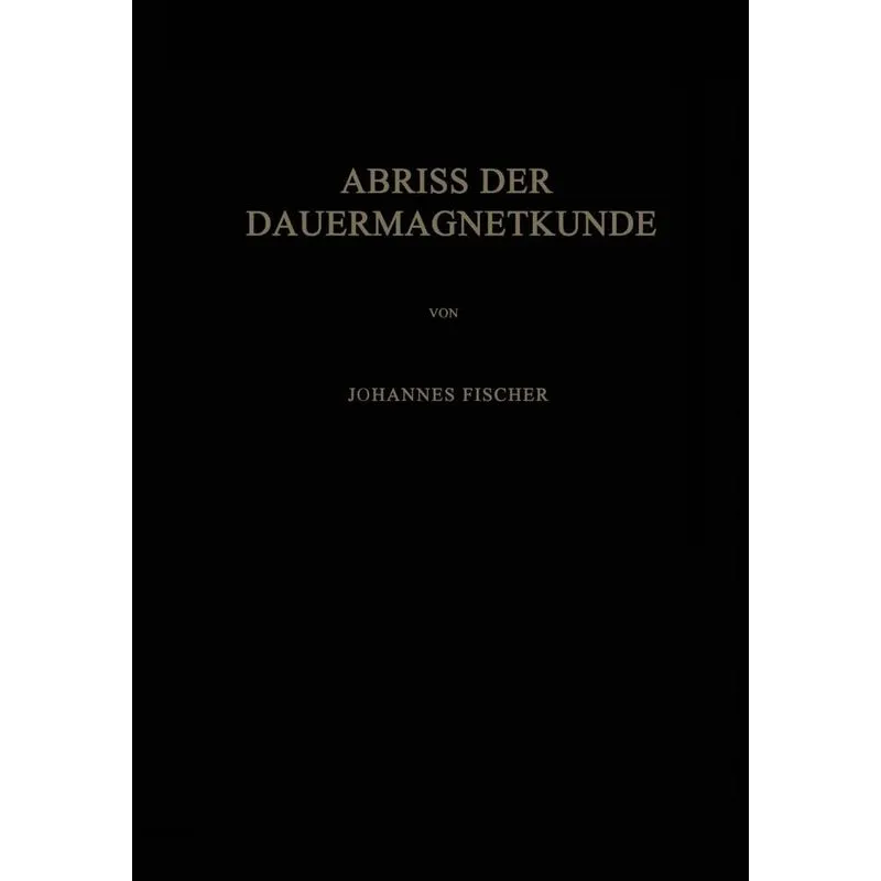 Abriss der Dauermagnetkunde