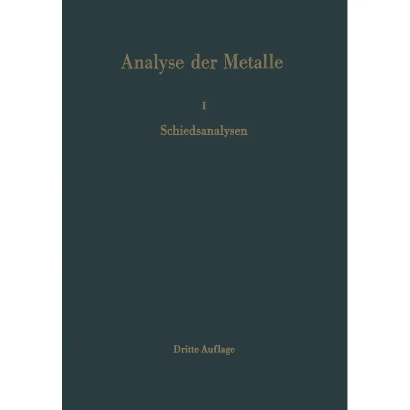Analyse der Metalle