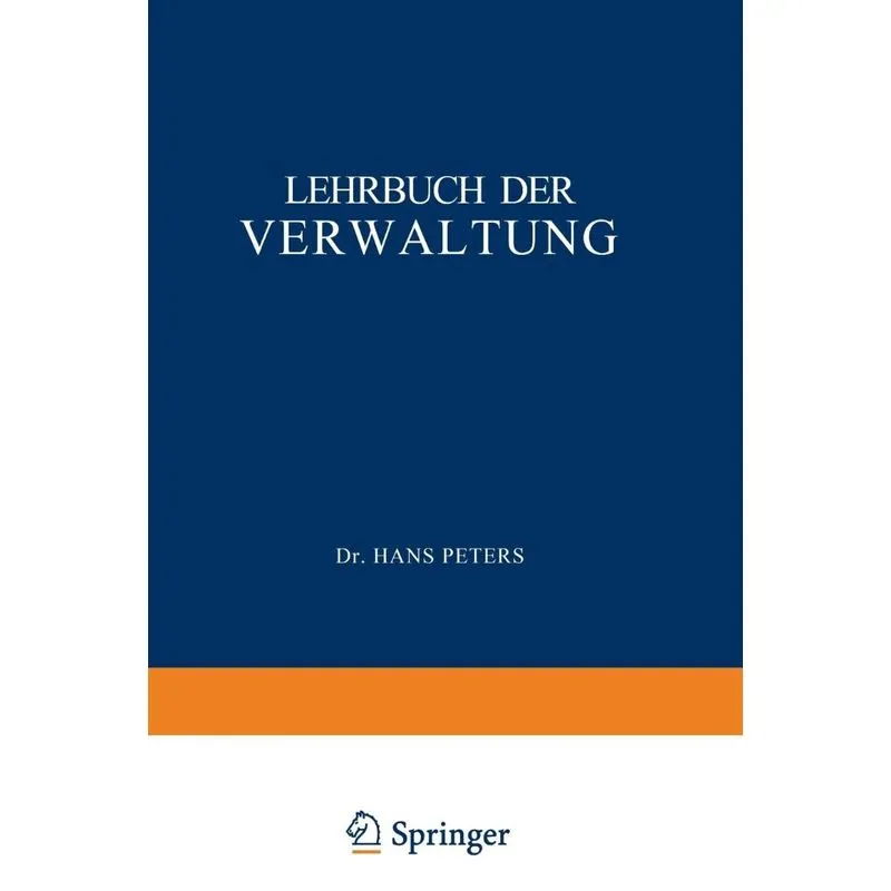Lehrbuch der Verwaltung