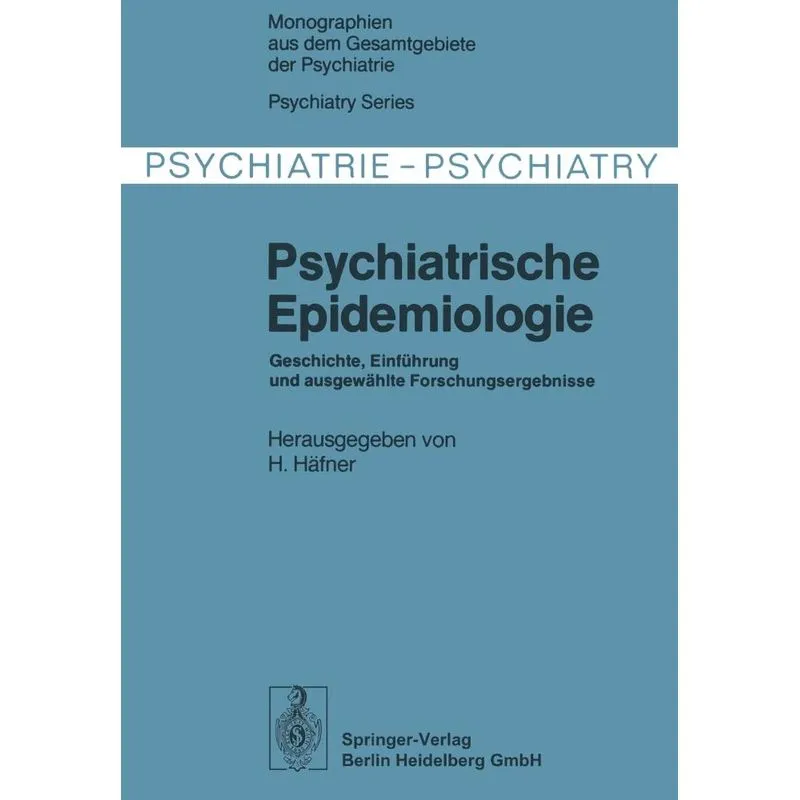Psychiatrische Epidemiologie