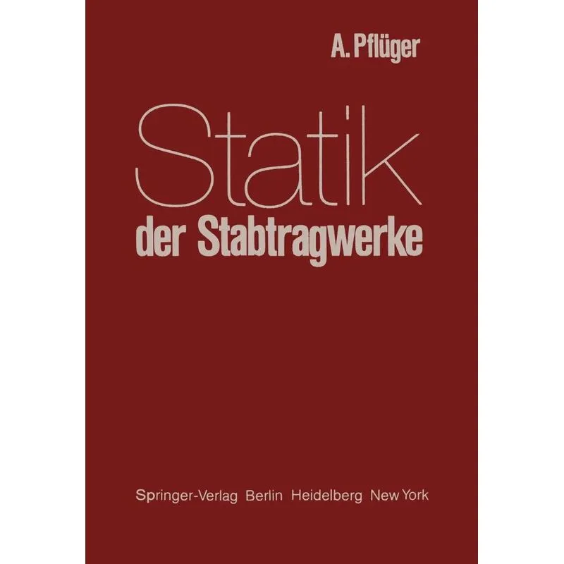 Statik der Stabtragwerke