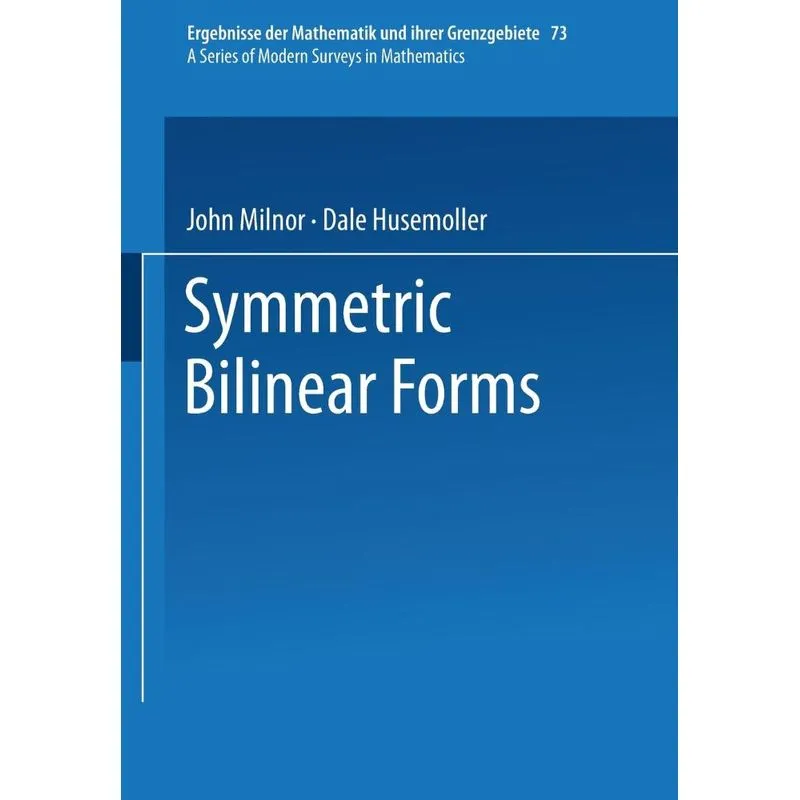 Symmetric Bilinear Forms