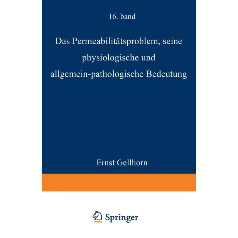 Das Permeabilitatsproblem