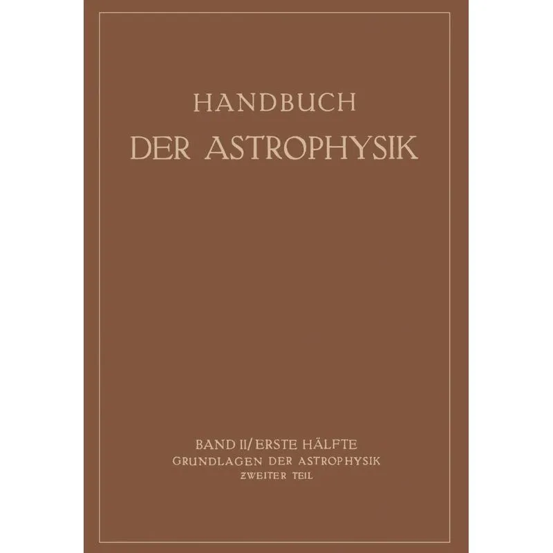 Grundlagen der Astrophysik