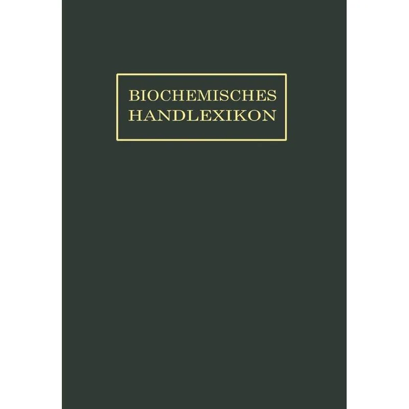 Biochemisches Handlexikon
