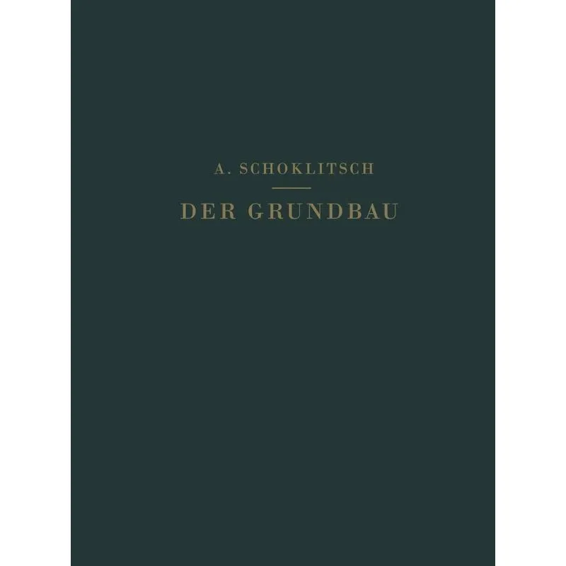 Der Grundbau