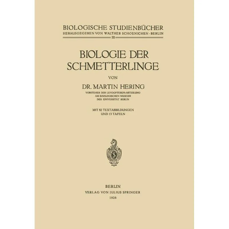 Biologie der Schmetterlinge