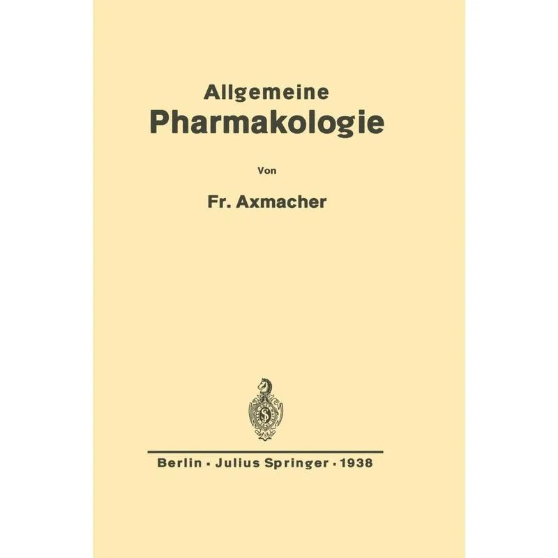 Allgemeine Pharmakologie