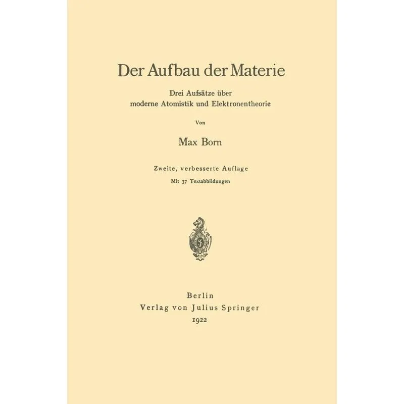 Der Aufbau der Materie