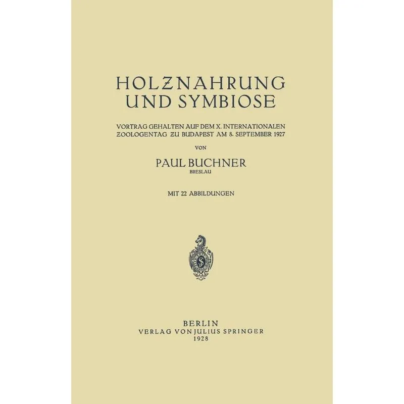 Holznahrung und Symbiose