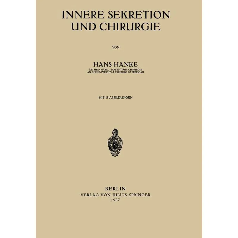 Innere Sekretion und Chirurgie
