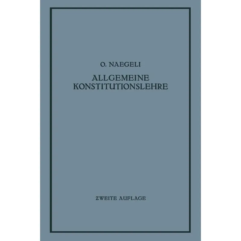 Allgemeine Konstitutionslehre